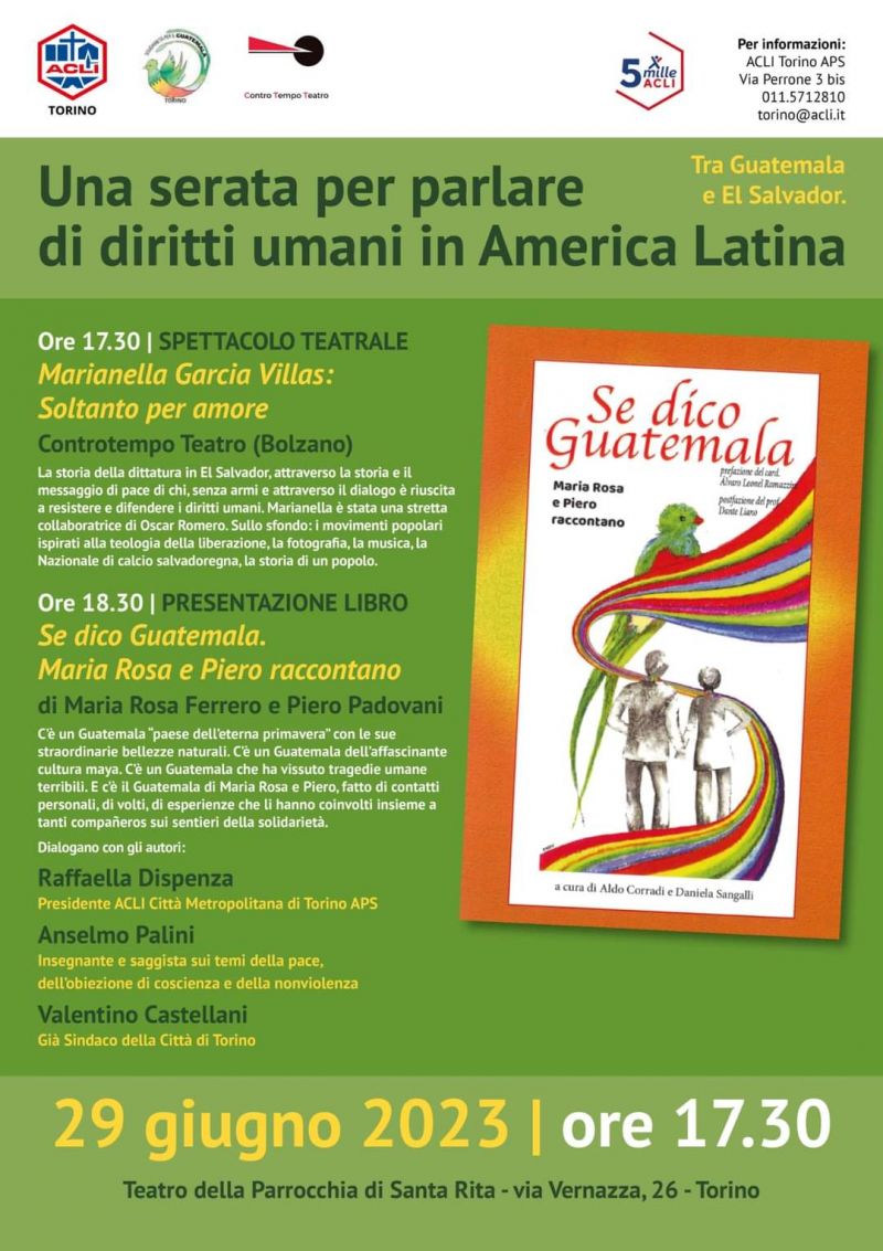 Una serata per parlare di diritti umani in America Latina - Acli Torino (TO)