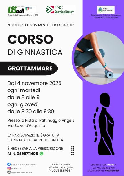 Corso di Ginnastica - Grottamare (AP) - US Acli Marche