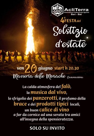 Solstizio d'Estate - Bari - Acli Terra Bari Bat (BA)