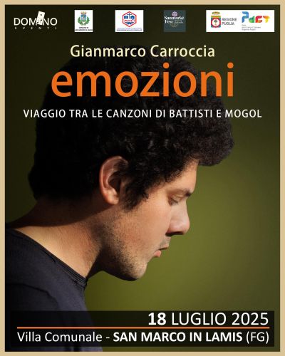 Gianmarco Carroccia: Emozioni - San Marco in Lamis (FG) - Circolo Acli San Marco in Lamis (FG)