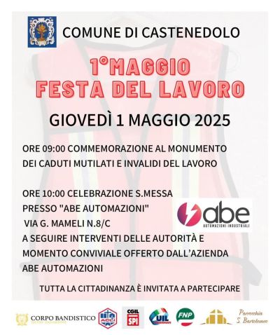 1° Maggio, Festa del Lavoro - Circolo Acli Castenedolo (BS)
