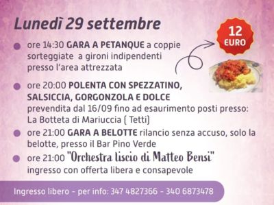 Festa Patronale di San Michele Arcangelo - Tetti di Dronero (CN) - Circolo Acli Pro-Tetti (CN)