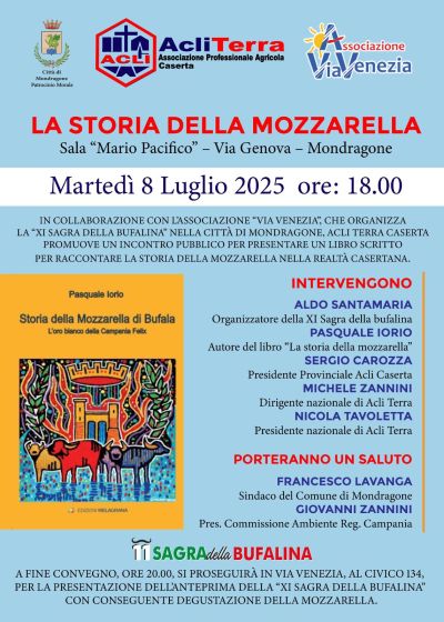 La storia della mozzarella - Mondragone (CE) - Acli Terra Cosenza (CE)