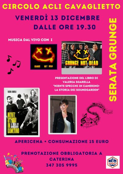 Serata Grunge - Circolo Acli Cavaglietto (NO)