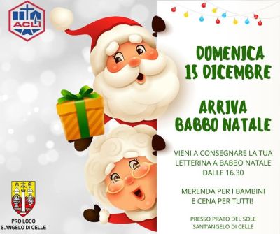 Arriva Babbo Natale - Circolo Acli S. Angelo di Celle (PG)