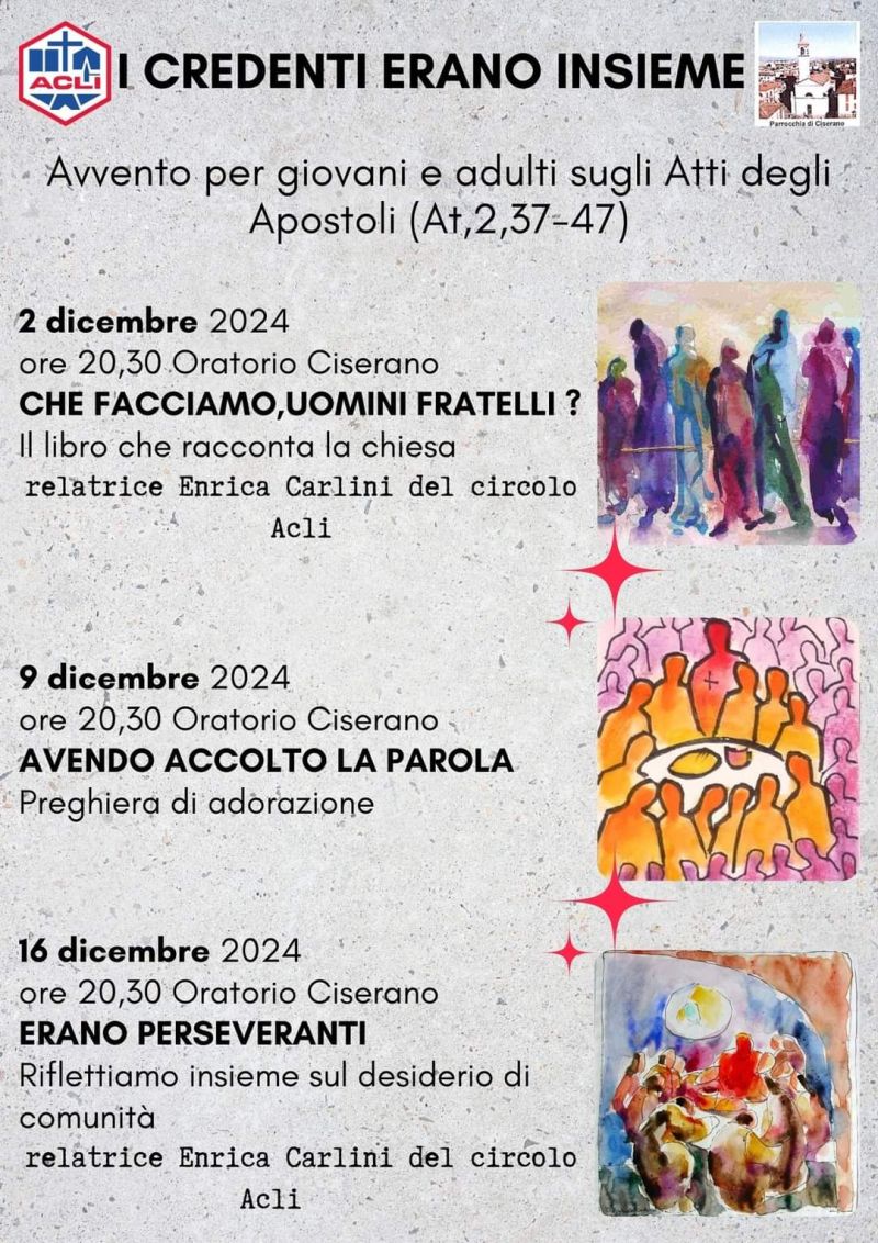 Avendo accolto la parola - Circolo Acli Ciserano (BG)