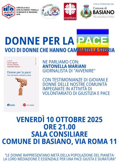 Donne per la pace - Basiano (MI) - Circolo Acli Masate e Basiano (MI)