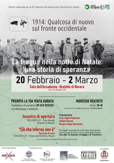 La tregua nella notte di Natale: una storia di speranza - Circoli Acli "Il Glicine" e Madonna Pellegrina (NO)