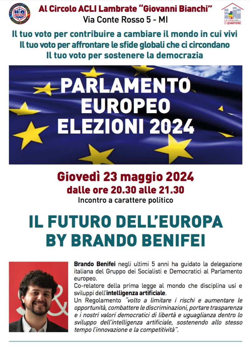 Il Futuro dell&#039;Europa - Circolo Acli Lambrate (MI)