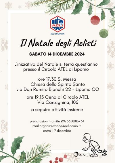 Il Natale degli Aclisti - Acli Como (CO)
