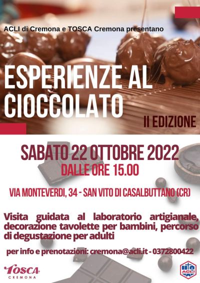 Esperienze al cioccolato - Acli Cremona (CR)
