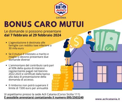 Bonus Caro Mutui - Acli Catania (CT)