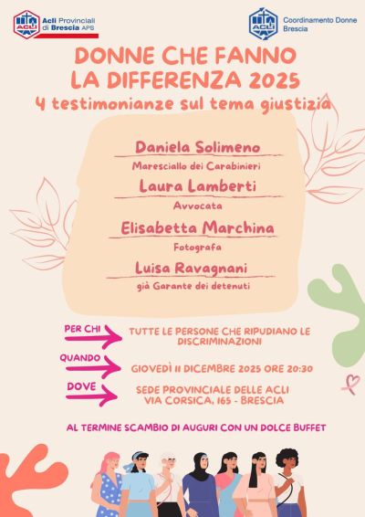 Donne che fanno la differenza - Brescia - Acli Brescia (BS)