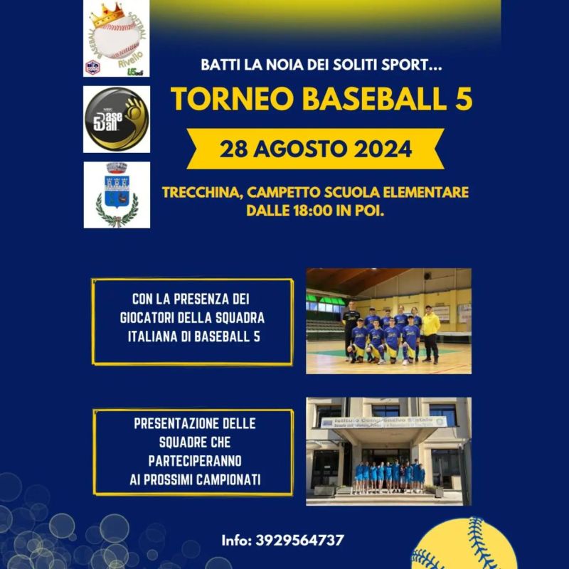 Torneo Baseball 5 - Circolo Acli Rivello (PZ)