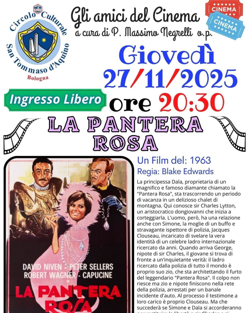 La pantera rossa - Bologna - Circolo Acli San Tommaso (BO)