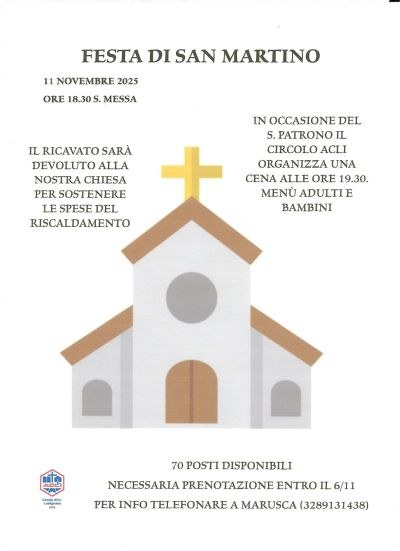 Festa di San Martino - Lustignano (PI) - Circolo Acli Lustignano (PI)