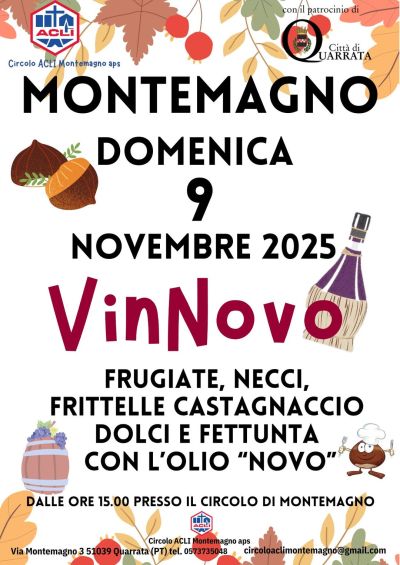 VinNovo - Montemagno (PT) - Circolo Acli Montemagno (PT)