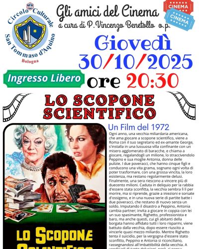 Proiezione film "Lo Scopone Scientifico" - Bologna - Circolo Acli San Tommaso d'Aquino (BO)