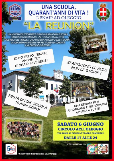 UNA SCUOLA, QUARANT'ANNI DI VITA - OLEGGIO (NO)