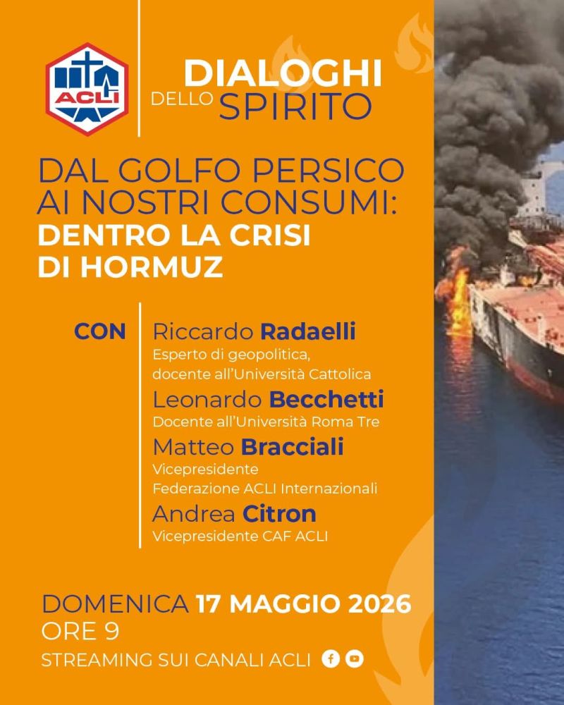 DIALOGHI DELLO SPIRITO - DAL GOLFO PERSICO AI NOSTRI CONSUMI: DENTRO LA CRISI DI HORMUZ