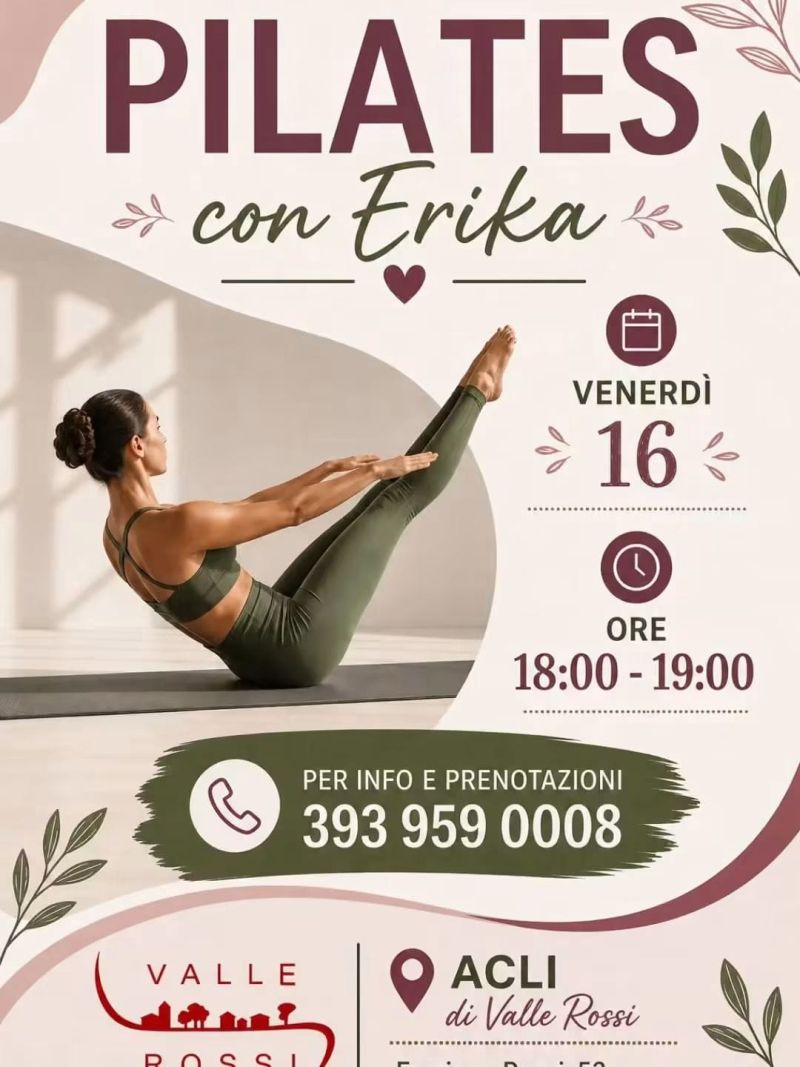 PILATES CON ERIKA - SOMMARIVA PERNO (CN) - CIRCOLO ACLI VALLE ROSSI (CN)