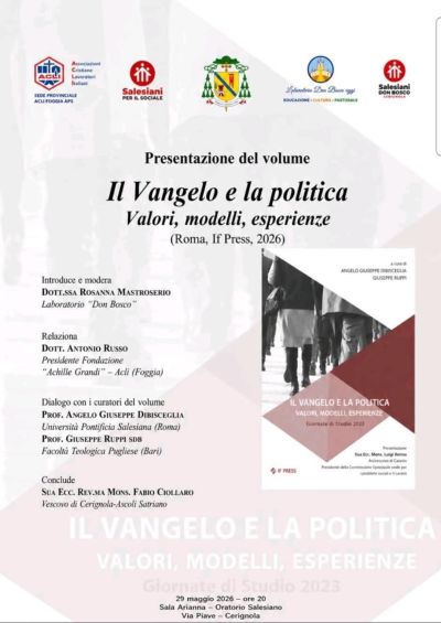 PRESENTAZIONE DEL VOLUME "IL VANGELO E LA POLITICA" - CERIGNOLA (FG) - ACLI FOGGIA (FG)