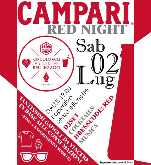 Campari Red Night - Circolo Acli Bellinzago (NO)