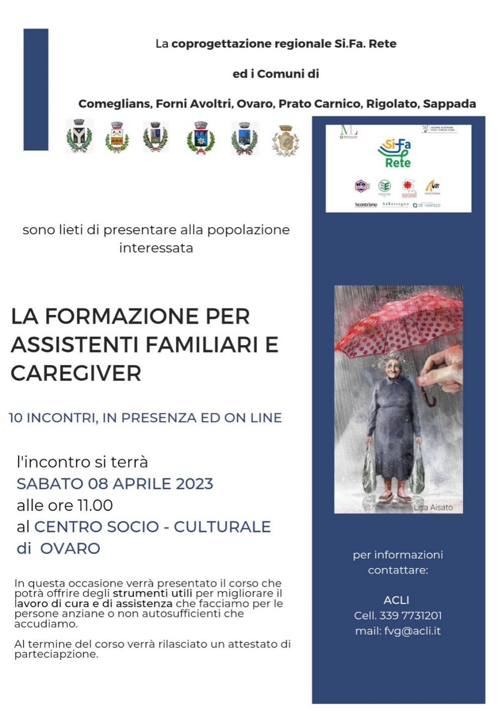 La formazione per assistenti familiari e caregiver - Acli Friuli Venezia Giulia