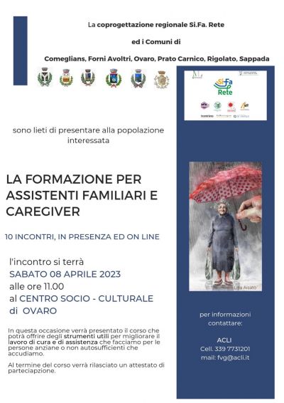 La formazione per assistenti familiari e caregiver - Acli Friuli Venezia Giulia