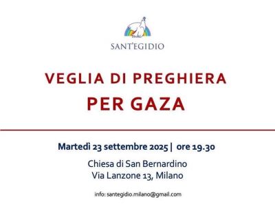 Veglia di Preghiera per Gaza - Milano - Acli Milano (MI)