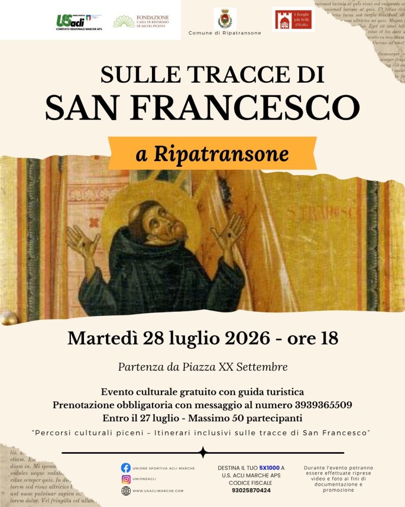 SULLE TRACCE DI SAN FRANCESCO A RIPATRANSONE (AP) - US ACLI MARCHE