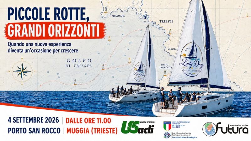 PICCOLE ROTTE GRANDI ORIZZONTI - QUANDO UNA NUOVA ESPERIENZA DIVENTA UN'OCCASIONE PER CRESCERE - INCONTRO - MUGGIA (TS) -  US ACLI PORDENONE E FRIULI VENEZIA GIULIA