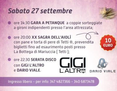 Festa Patronale di San Michele Arcangelo - Tetti di Dronero (CN) - Circolo Acli Pro-Tetti (CN)