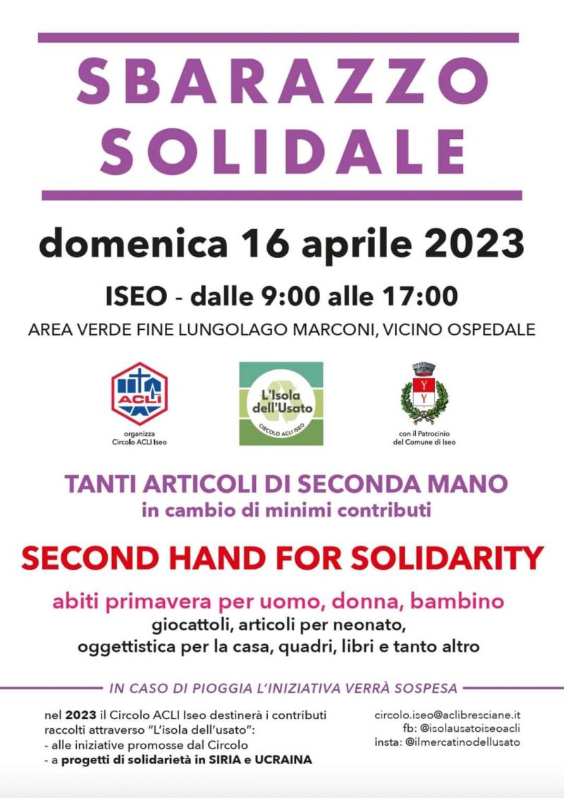 Sbarazzo Solidale - Circolo Acli Iseo (BS)
