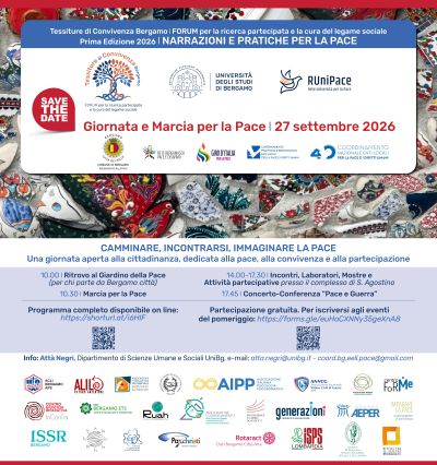 GIORNATA E MARCIA PER LA PACE - BERGAMO - ACLI BERGAMO APS