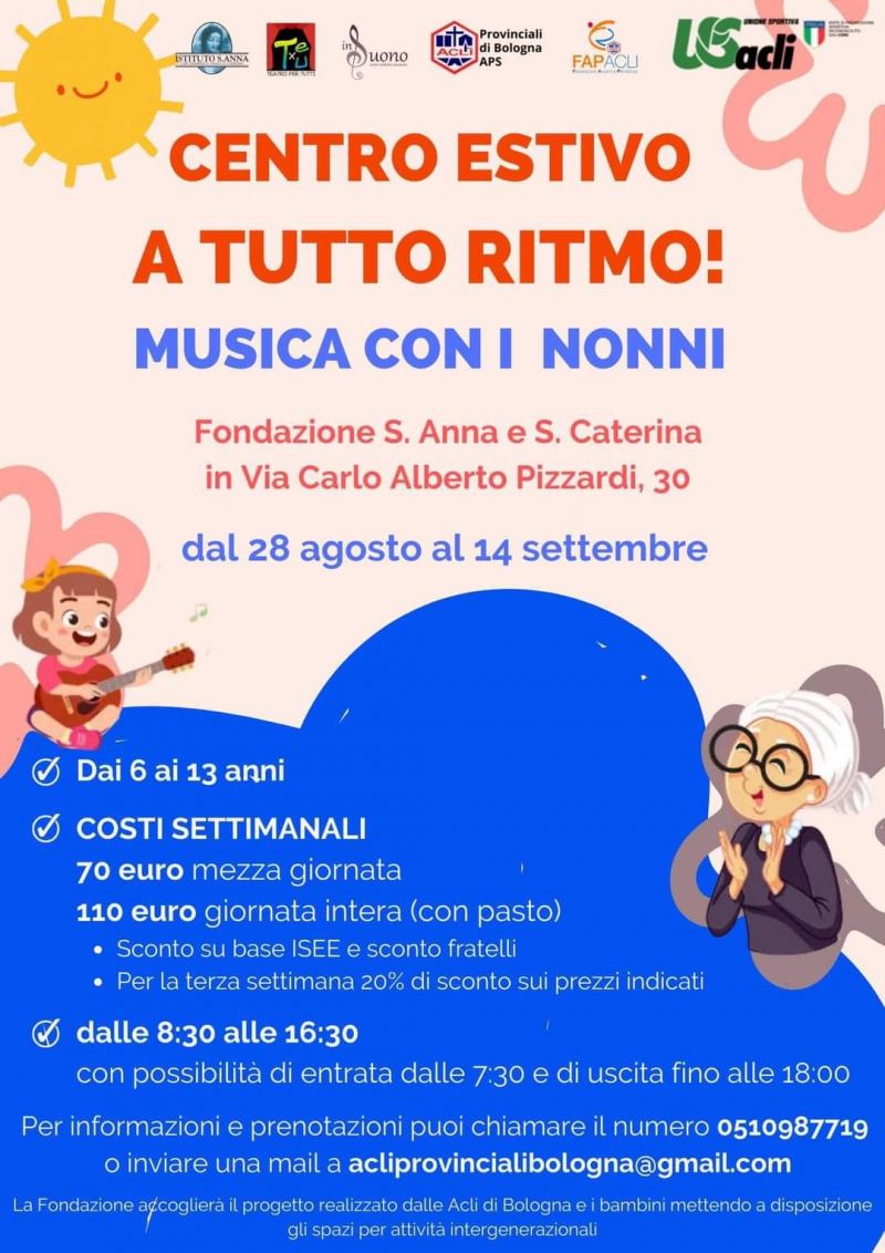 Centro estivo a tutto ritmo! - Acli Bologna (BO)