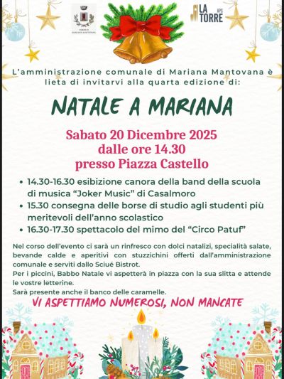 Natale a Mariana - Mariana Mantovana (MN) - Ass. La Torre APS affiliata Acli Arte e Spettacolo Mantova (MN)