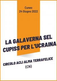 La galaverna sel cupiss per l'Ucraina - Circolo Acli Alma Terrafelice (CN)
