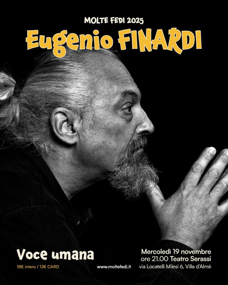 Voce umana: Eugenio Finardi - Villa d'Almè (BG) - Acli Bergamo (BG)
