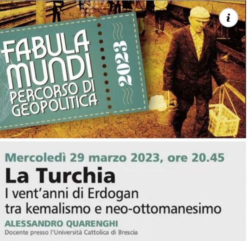 La Tuchia: I vent&#039;anni di Erdogan tra kemalismo e neo-ottomanesimo - Acli Brescia (BS)