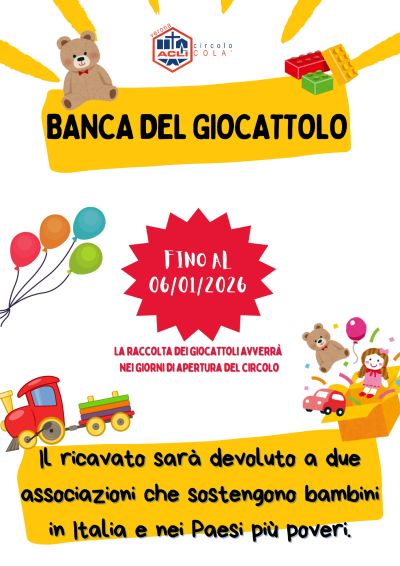 Banca del giocattolo - Colà (VR) - Circolo Acli Colà (VR)