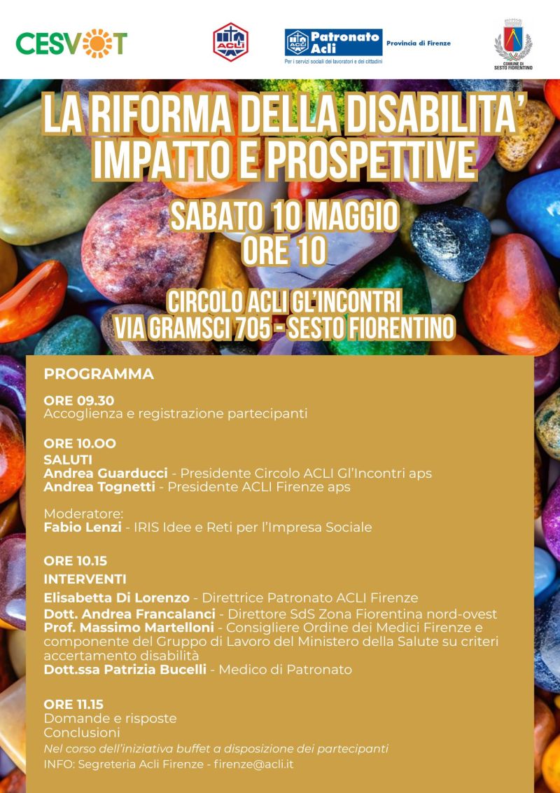 La riforma della disabilità - Circolo Acli Gl'Incontri e Acli Firenze (FI)