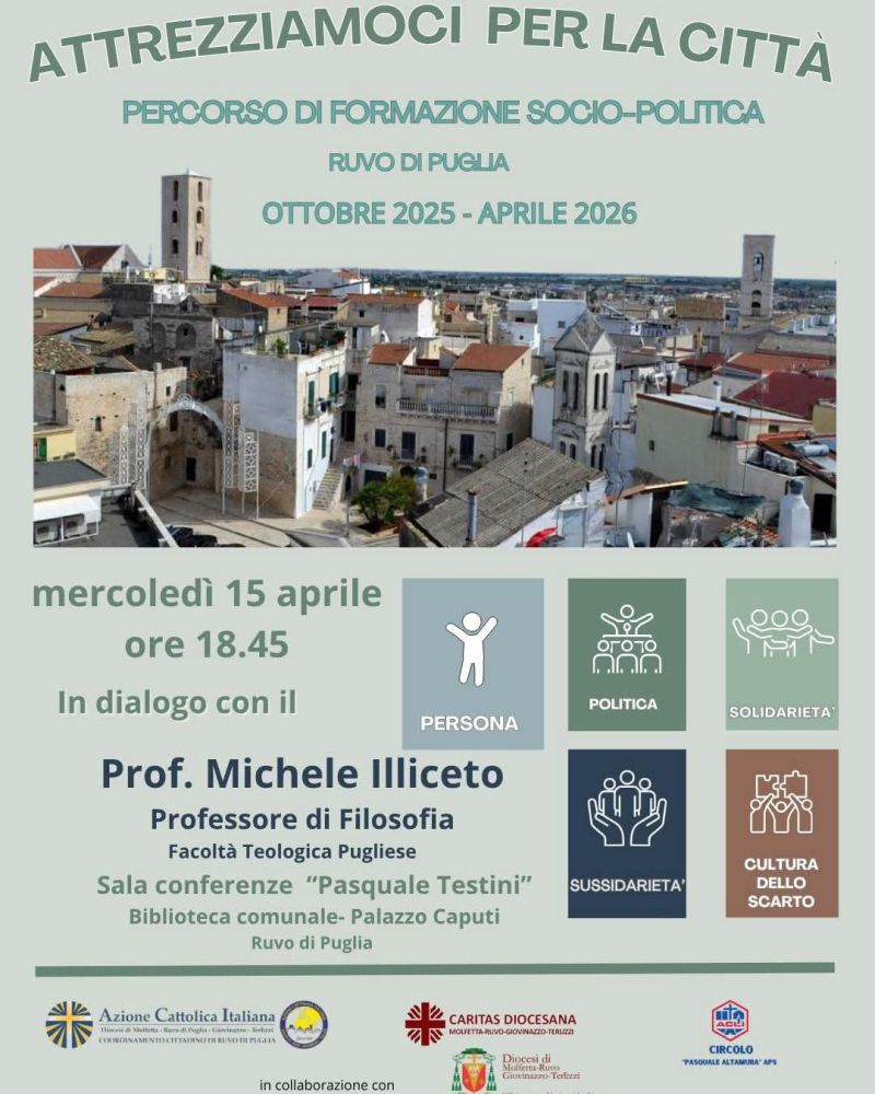 ATTREZZIAMOCI PER LA PACE - RUVO DI PUGLIA (BA) - CIRCOLO ACLI PASQUALE ALTAMURA APS (BA)
