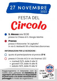 Festa del Circolo - Circolo Acli Limito Pioltello (MI)