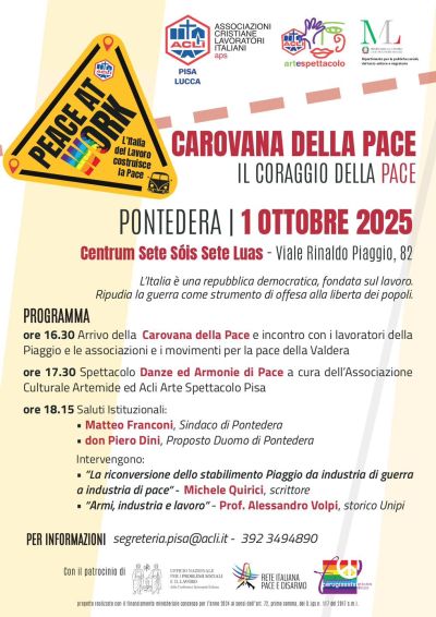 Carovana della Pace - Pontedera - Acli Pisa e Lucca (PI)