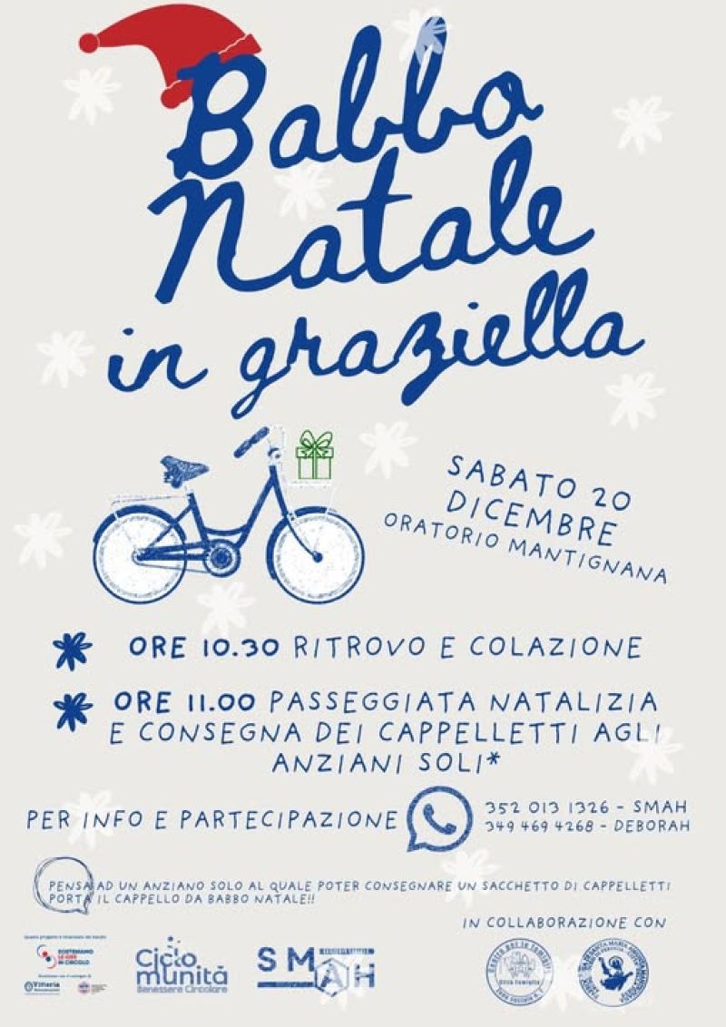 Babbo Natale in graziella - Mantignana, Corciano (PG) - Acli Perugia (PG)