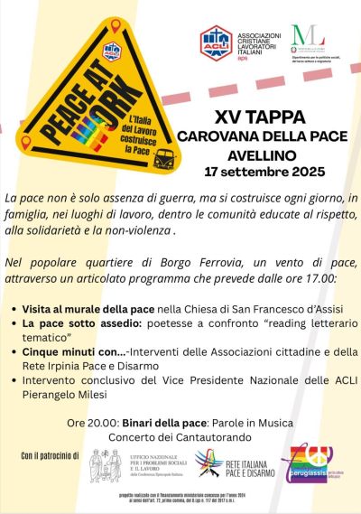 XV Tappa - Carovana della Pace - Avellino - Acli Avellino (AV)