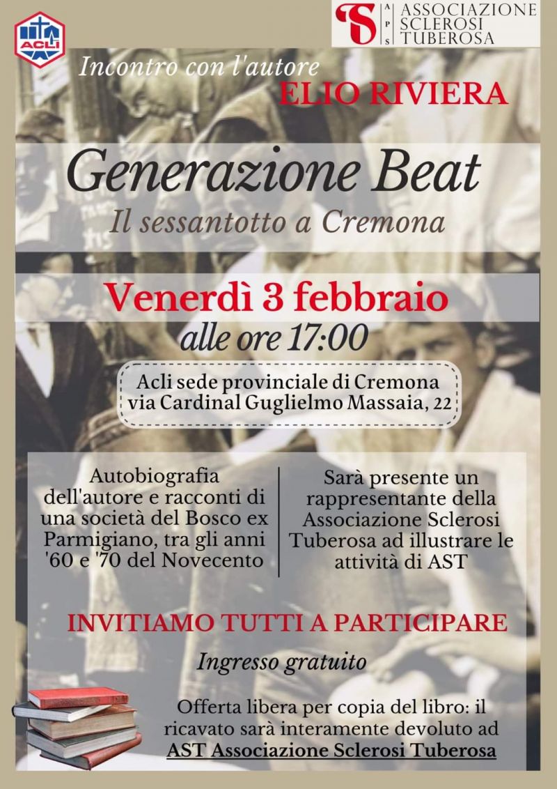 Presentazione libro &quot;Generazione Beat: Il sessantotto a Cremona&quot; - Acli Cremona (CR)