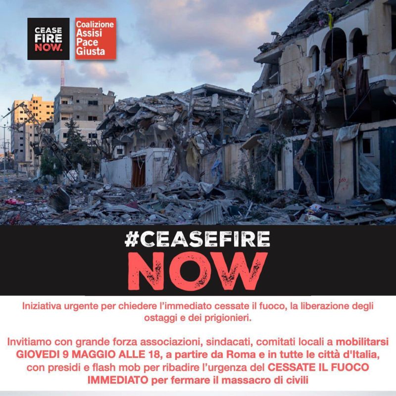 #CEASEFIRE NOW - Acli Roma (RM)