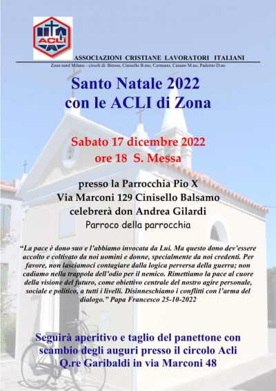 Santo Natale 2022 - Acli Zona Nord Milano (MI)